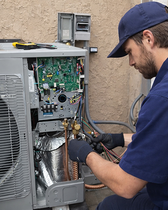 Illustration of a modern business website showcasing service details and customer engagement.